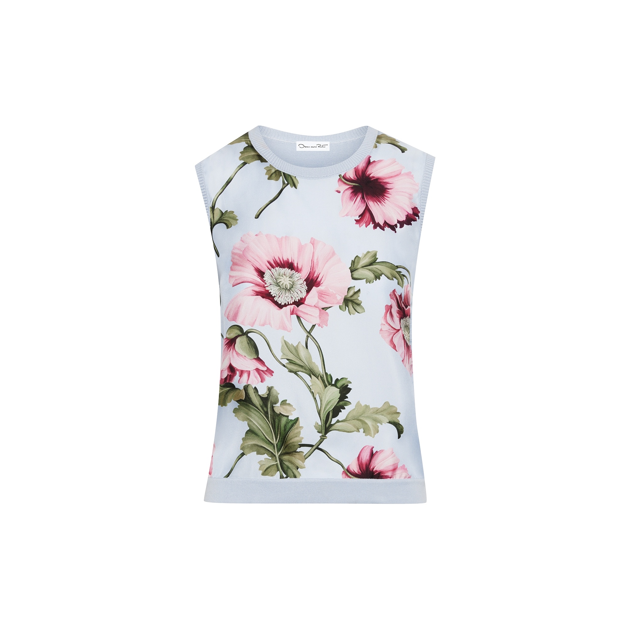 POPPY PRINTED INSET TANK - 5