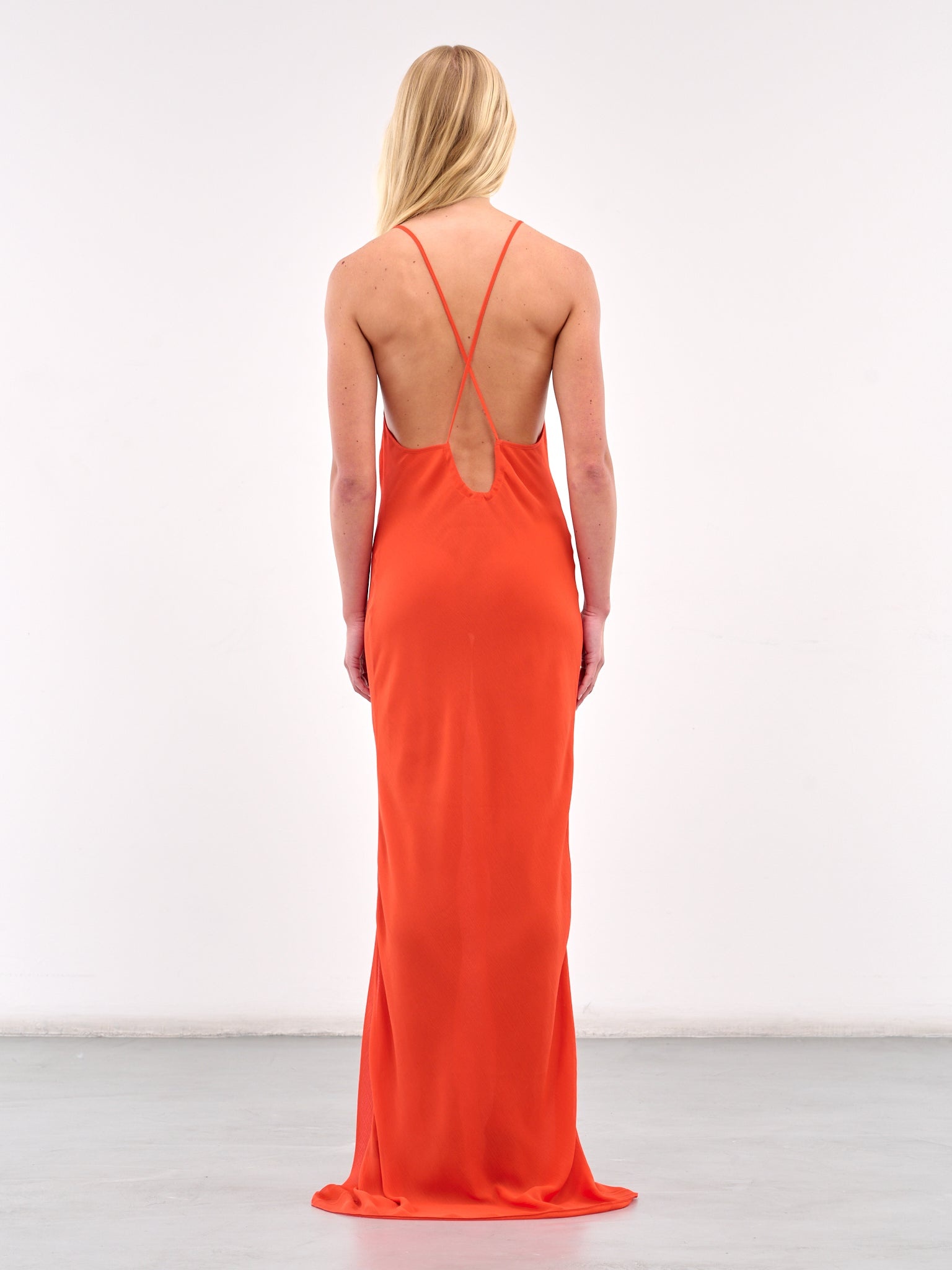 Cross Strap Long Dress - 3