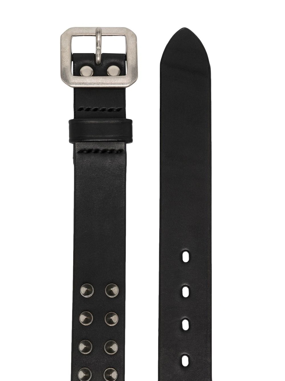 studded leather belt - 2