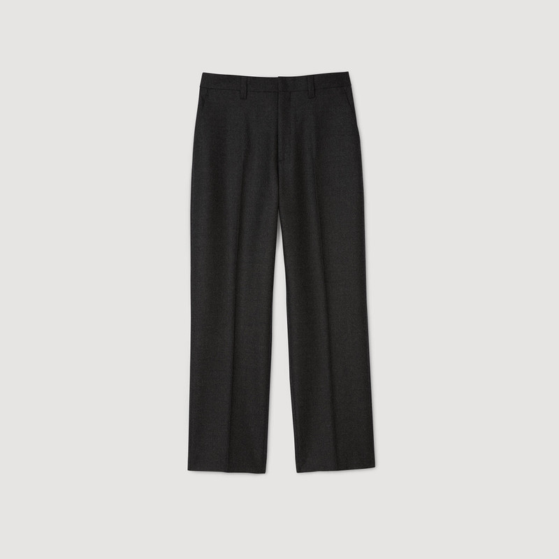 WOOL SUIT TROUSERS 1
