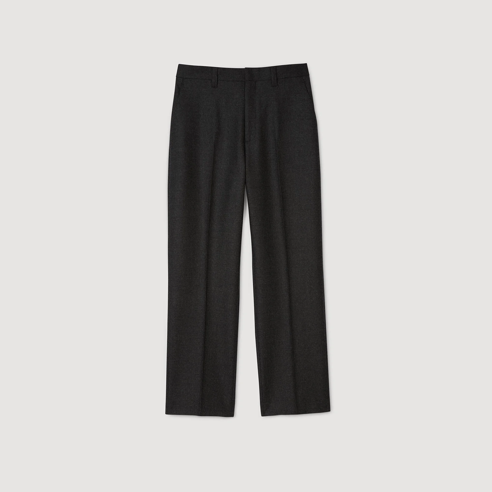 WOOL SUIT TROUSERS - 1