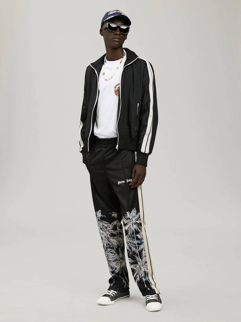 Palm Angels CURVED LOGO TRACK JACKET outlook