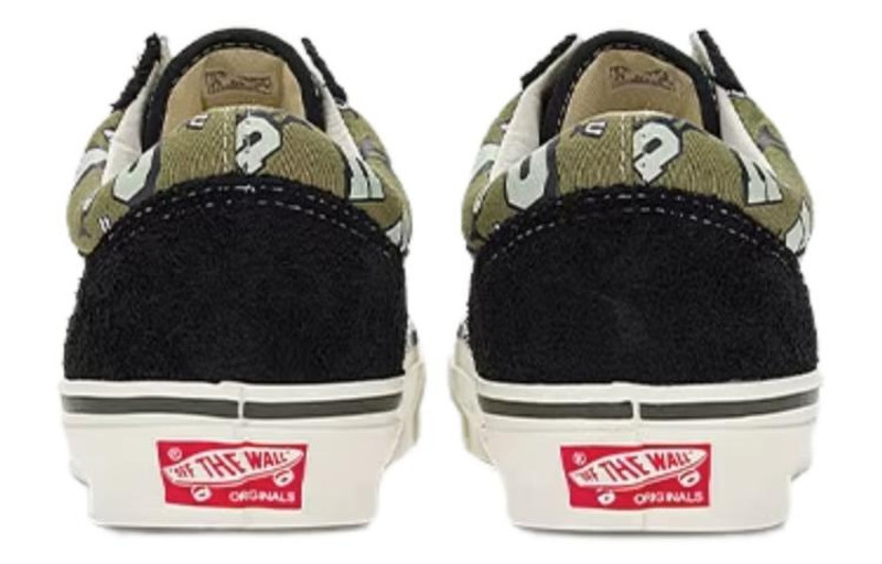 Vans Vans x Undefeated Old Skool U-Man 'Black Green' VN0A4P3XGRN outlook