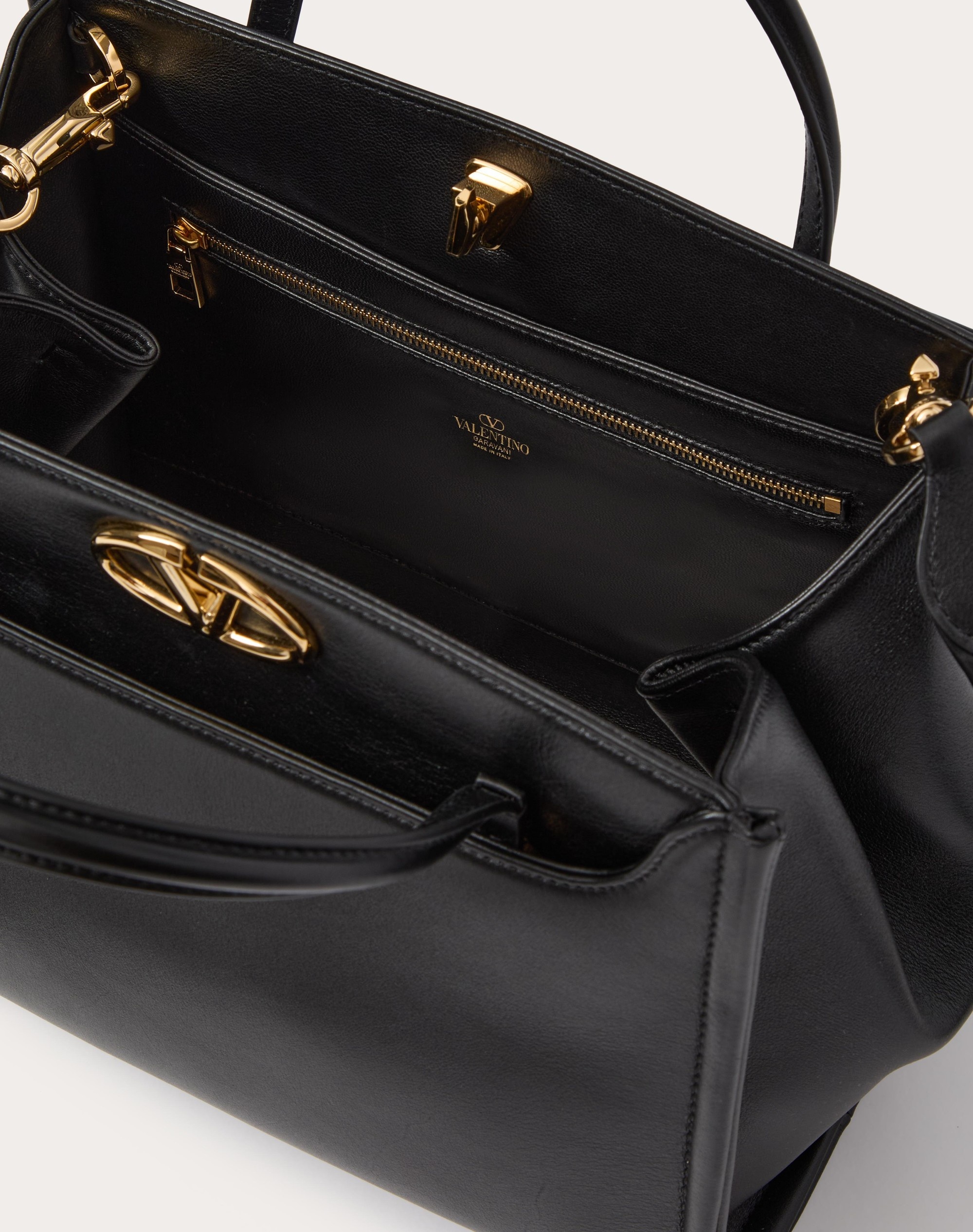 VLOGO LOCKER SMALL CALFSKIN HANDBAG - 4