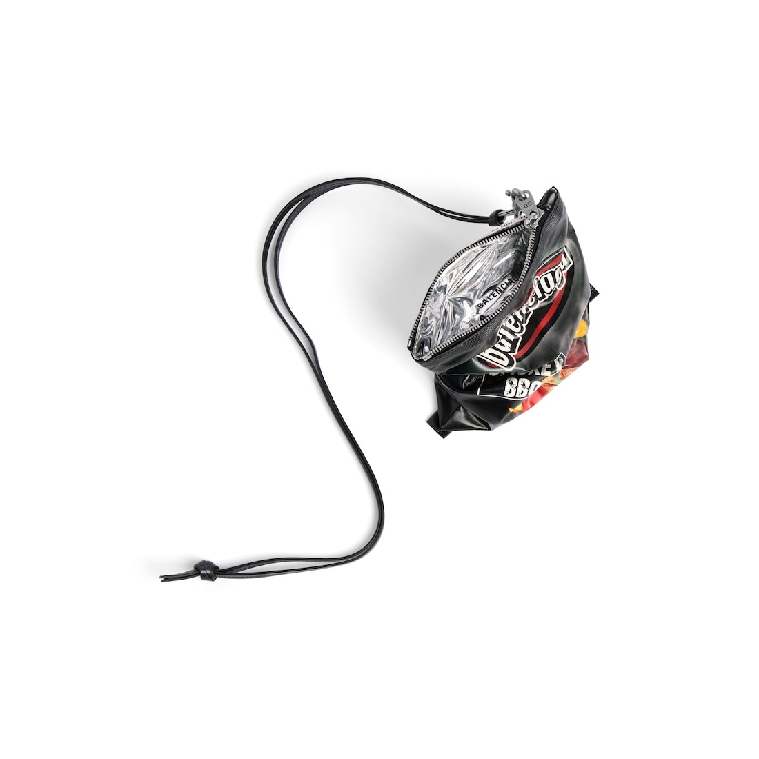 Chips Phone Holder Pouch in Black - 3