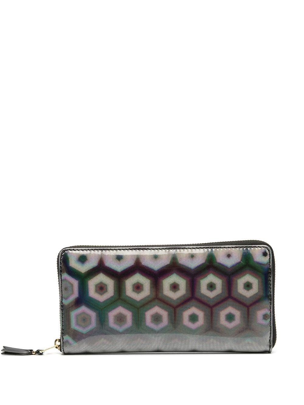 geometric-print continental wallet - 1