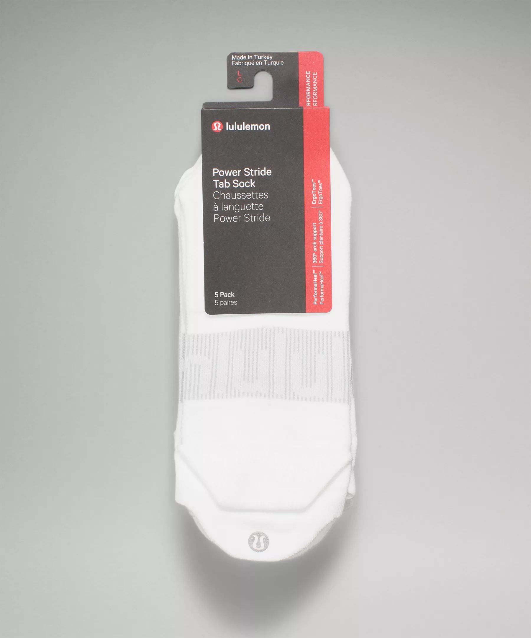 Men's Power Stride Tab Socks *5 Pack - 4