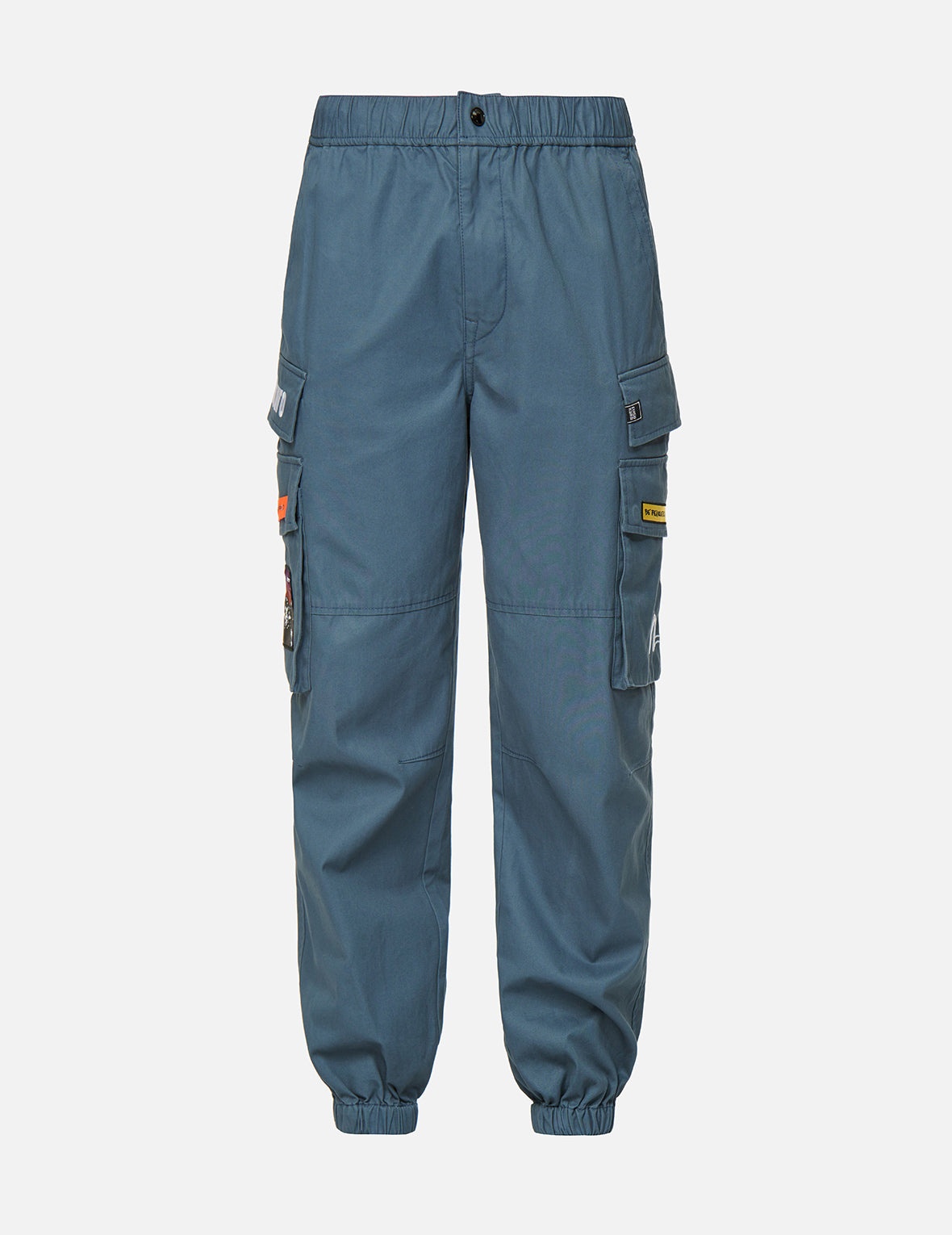 Logo and Seagull Embroidered Cargo Pants - 8