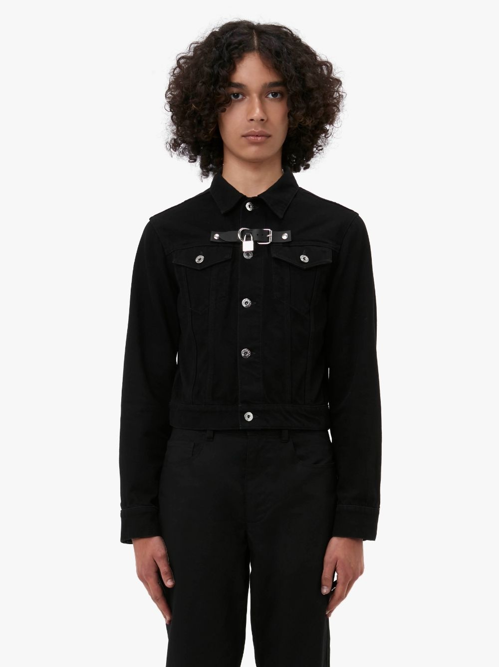 PADLOCK STRAP TRUCKER JACKET - 2