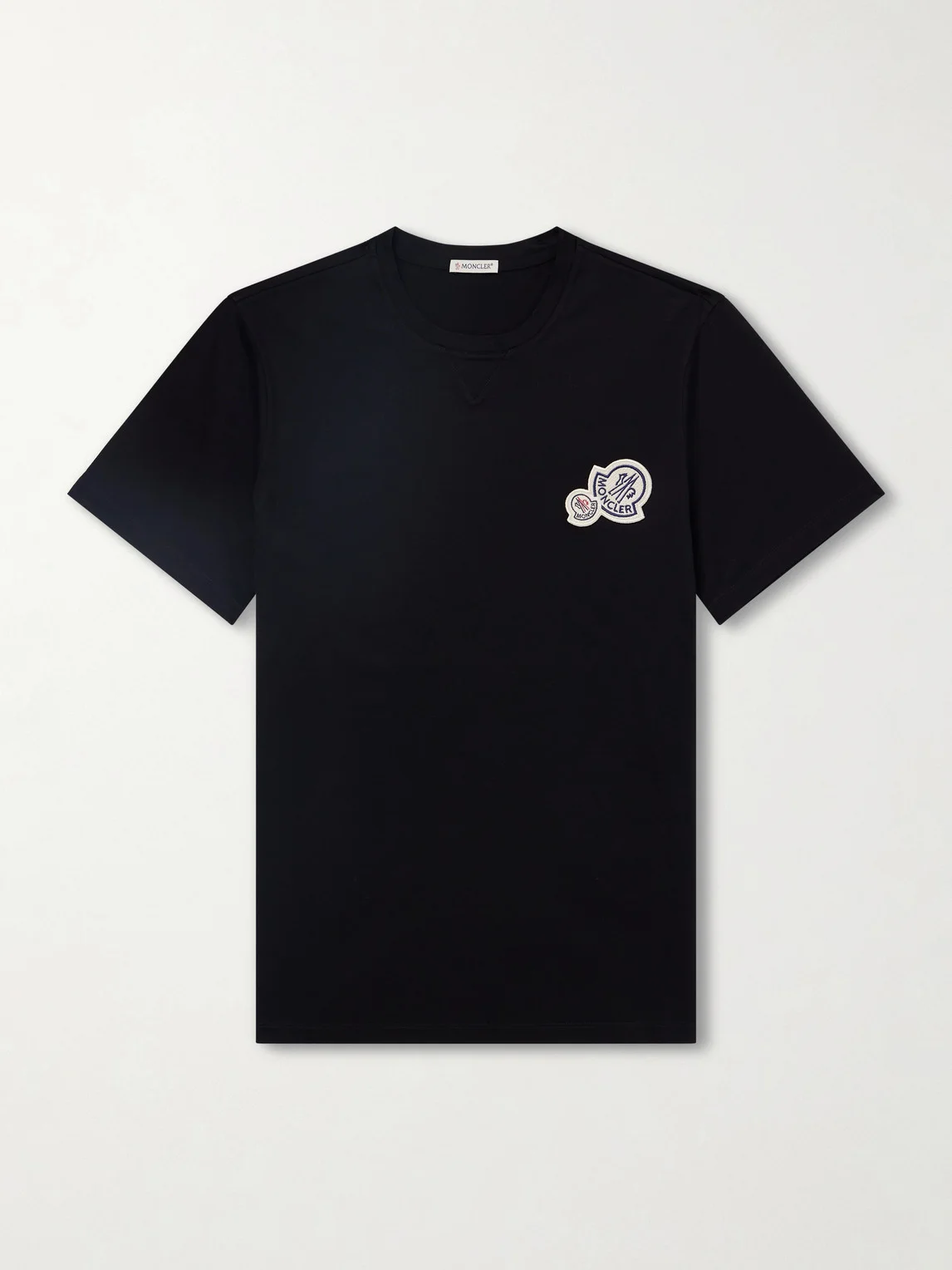 Logo-Appliquéd Cotton-Jersey T-Shirt - 1