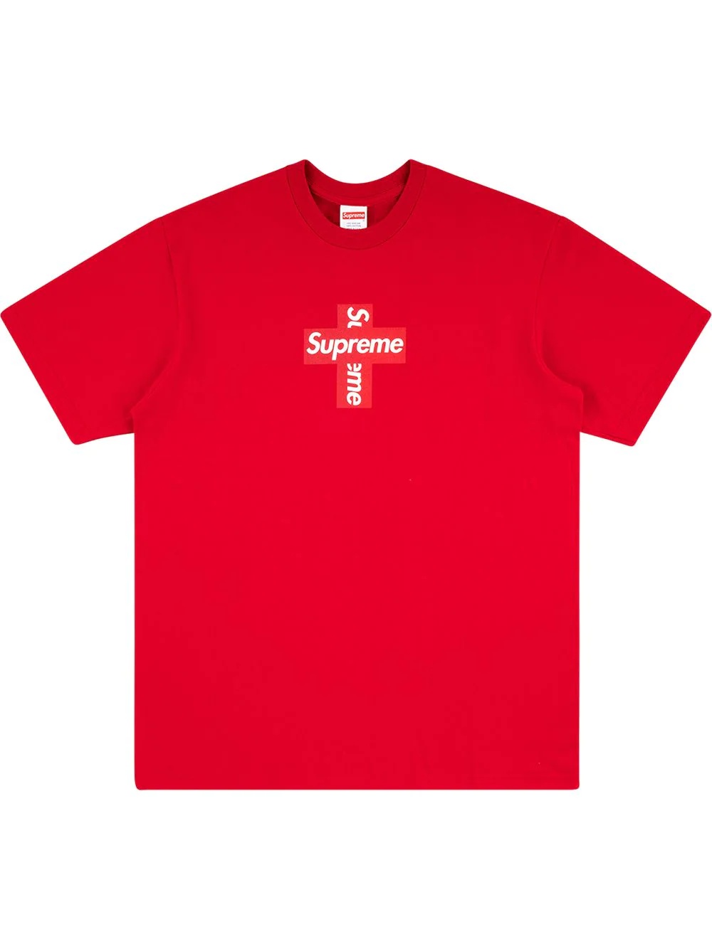 cross box logo T-shirt - 1