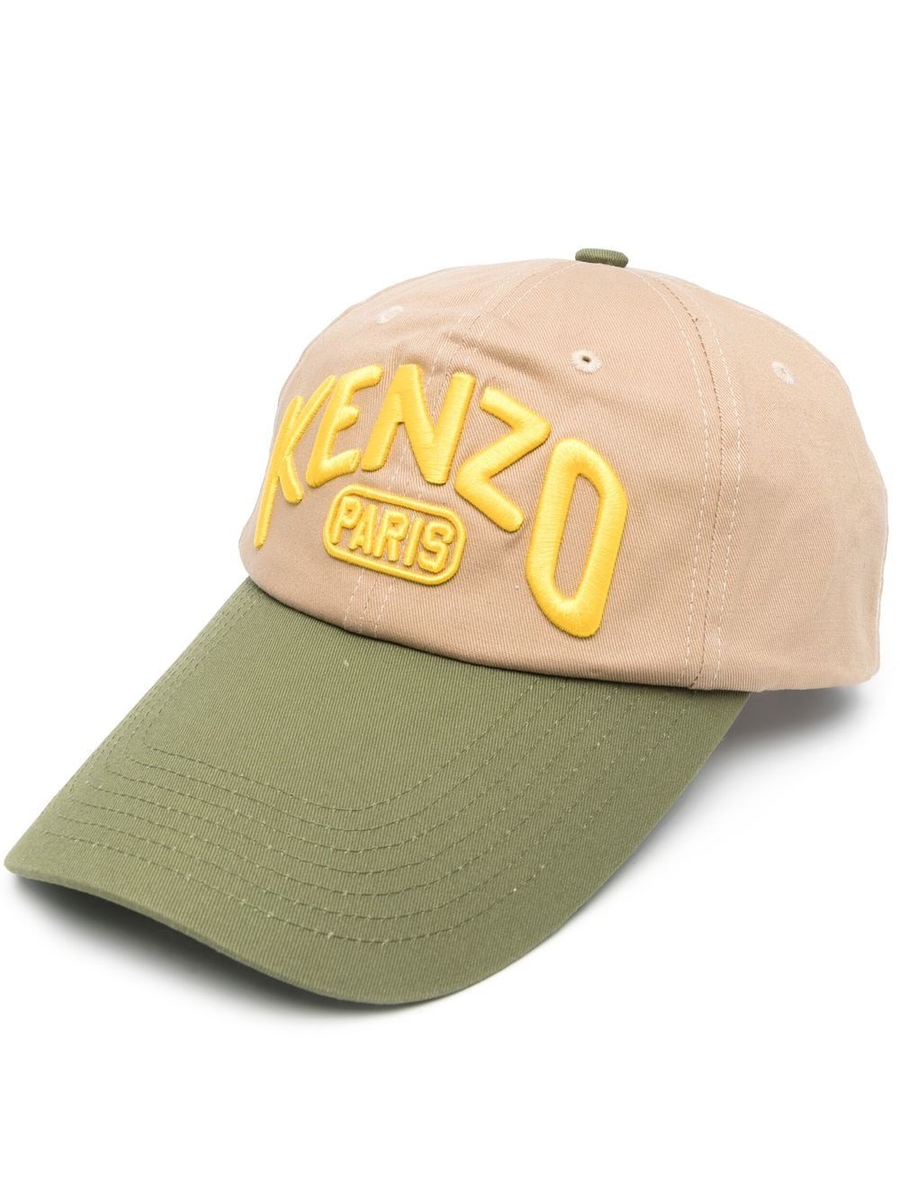 embroidered-logo baseball cap - 1