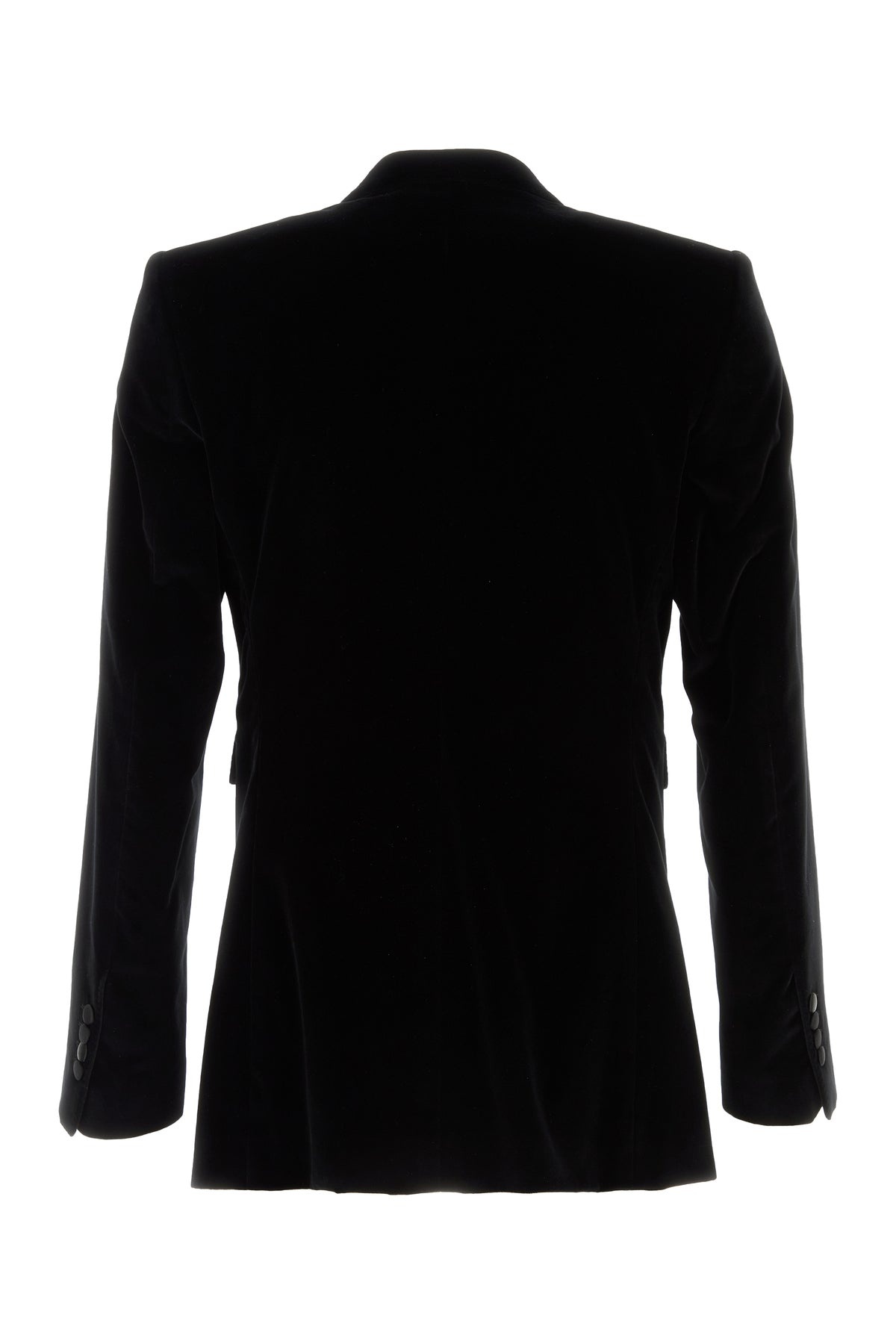 Black velvet blazer - 2