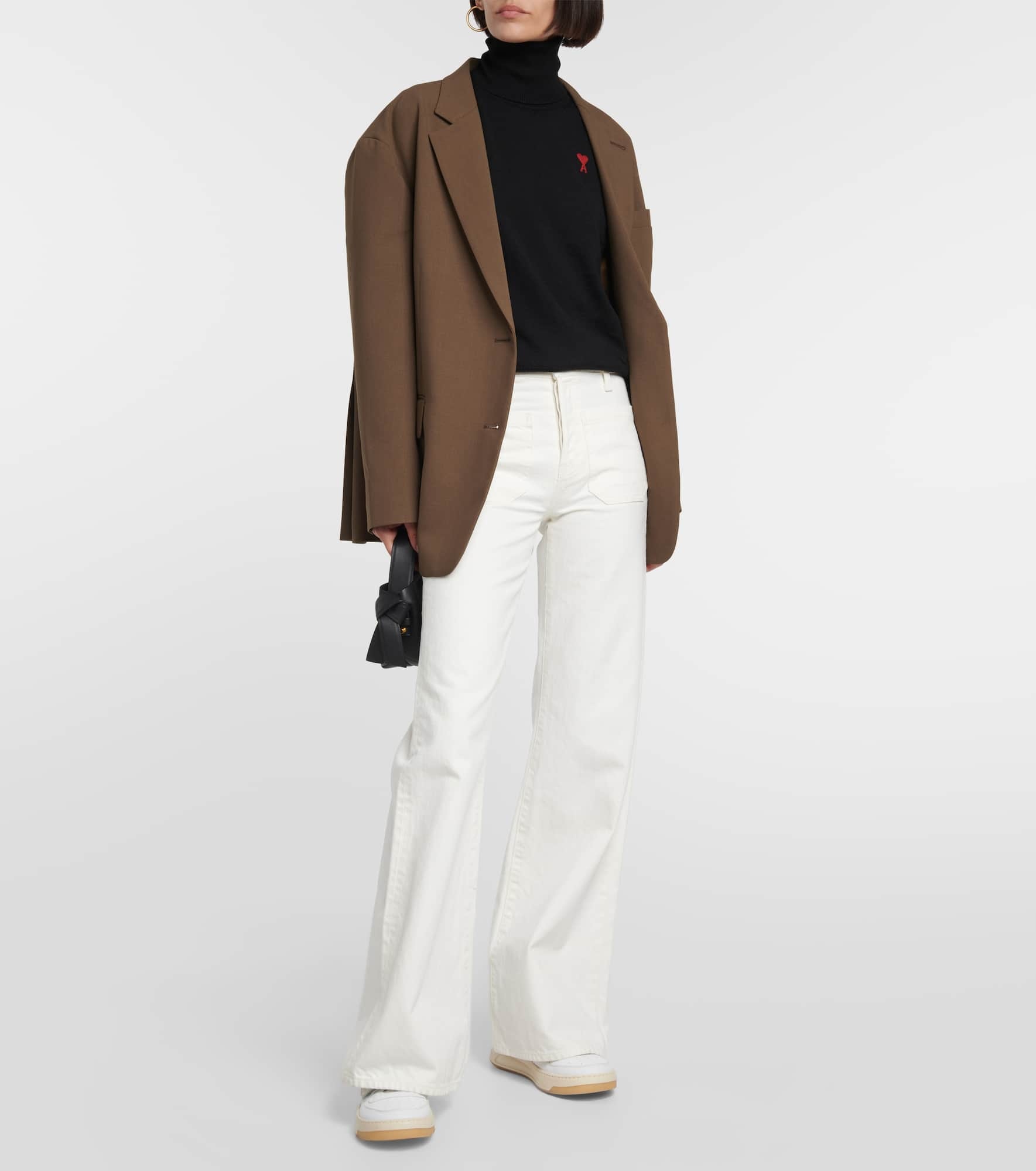 Ami De Cœur wool turtleneck sweater - 2