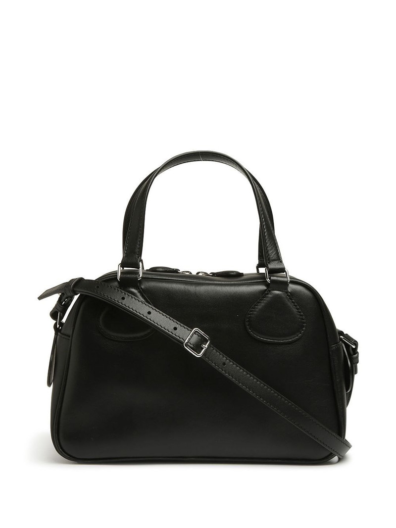 courrèges Leather bowling bag outlook