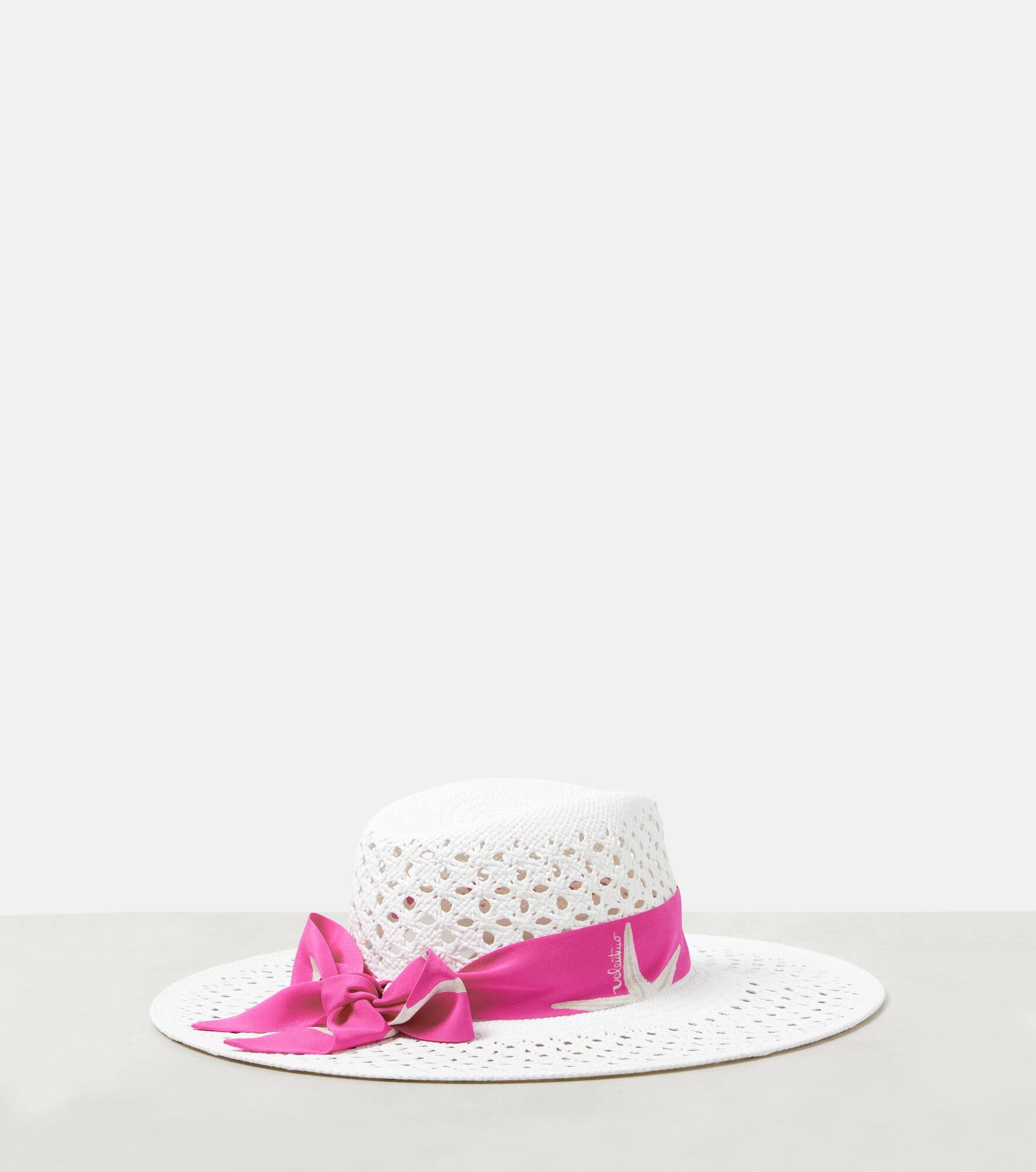 Printed raffia sun hat - 3