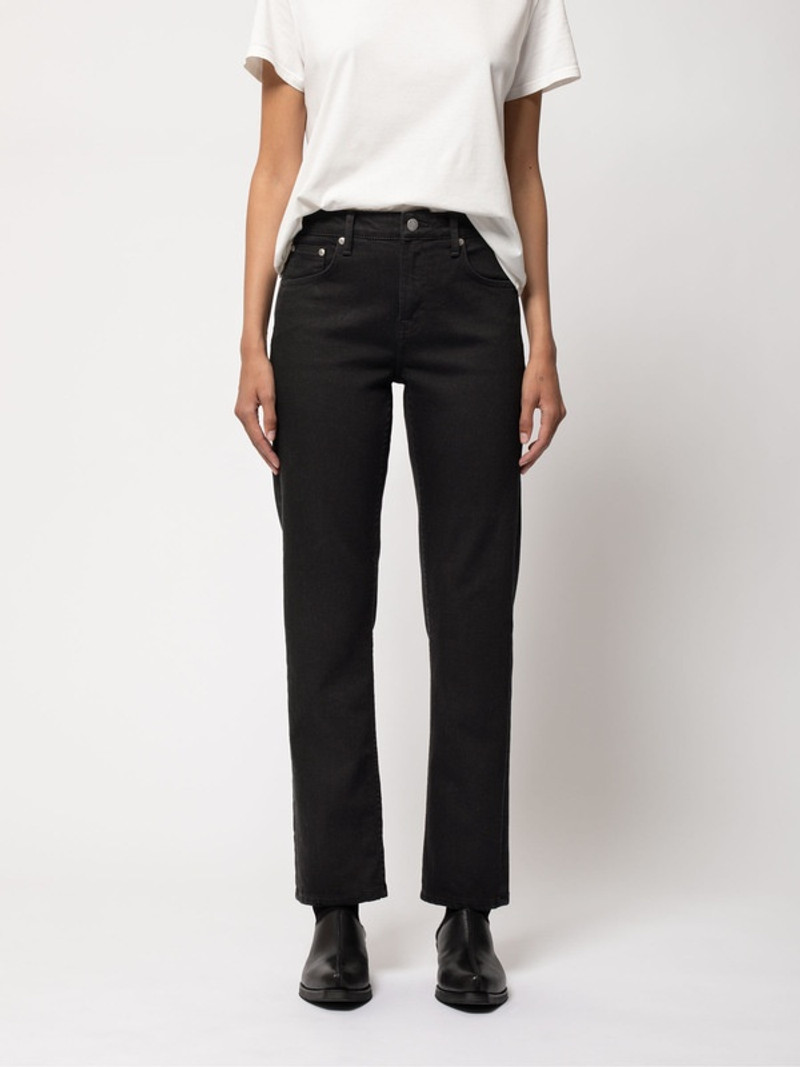Nudie Jeans Straight Sally Everblack outlook