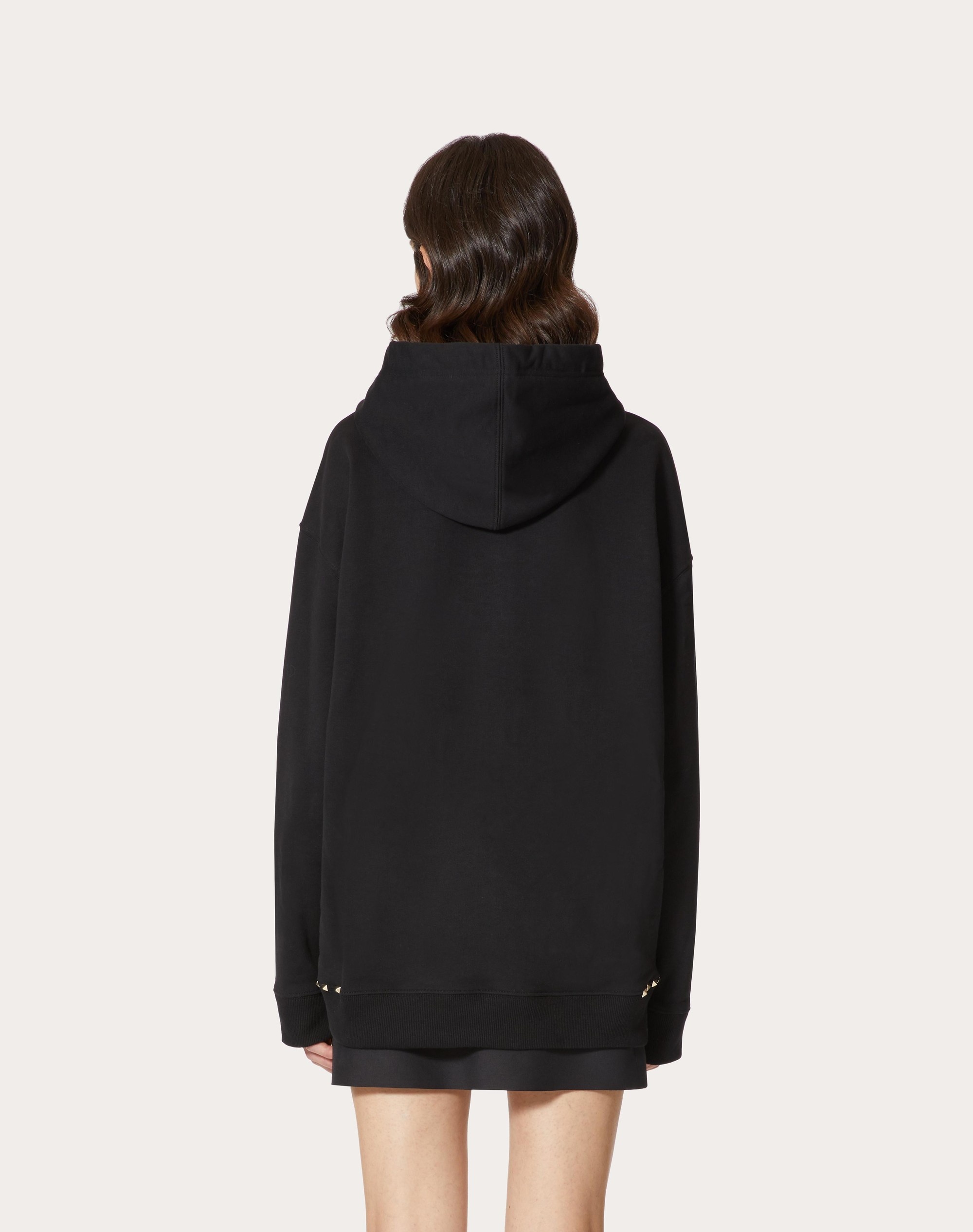 VALENTINO GARAVANI ROCKSTUD PET CUSTOMISABLE UNISEX HOODED SWEATSHIRT - 6