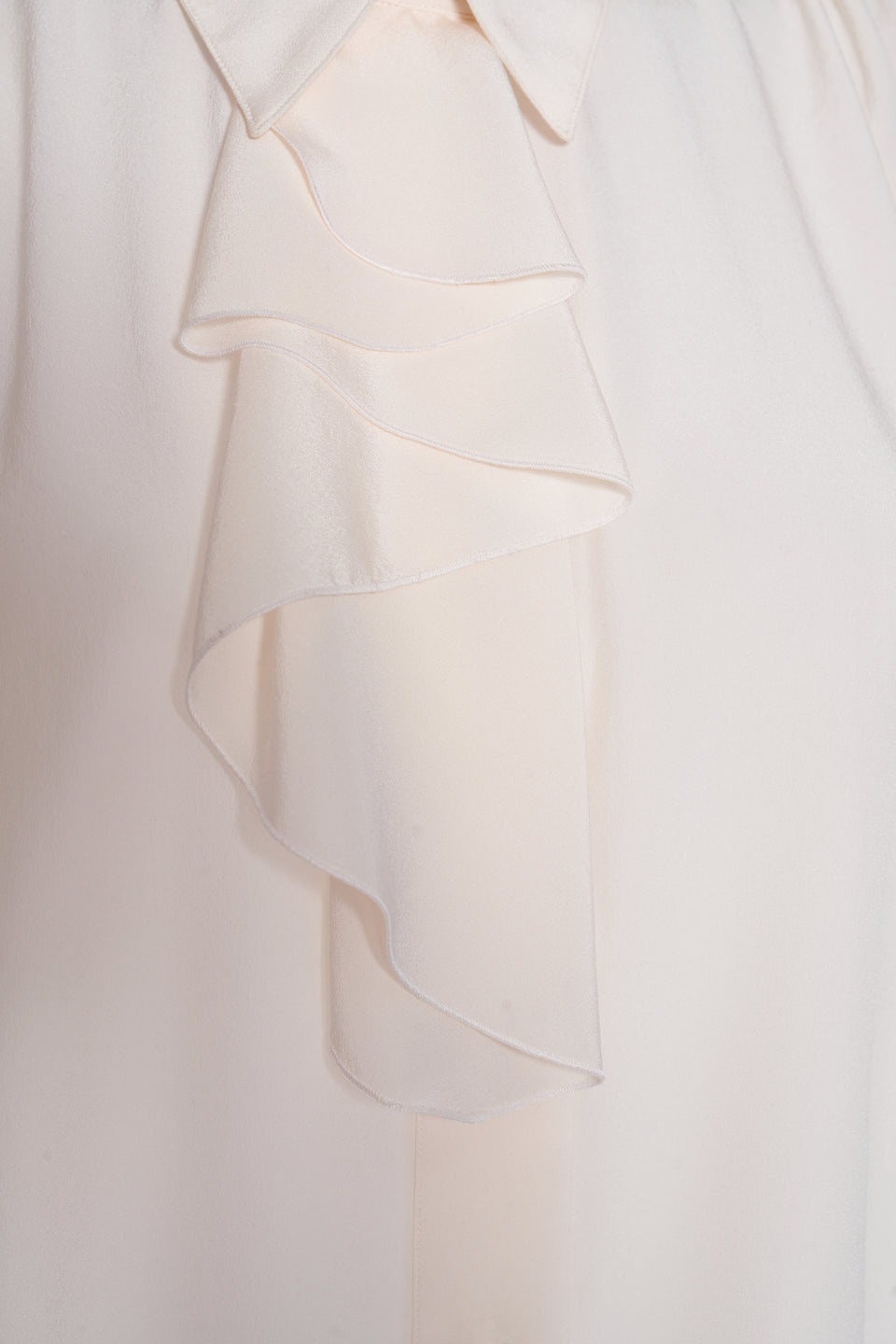 SILK BLOUSE WITH VOLANT DETAILS - 3