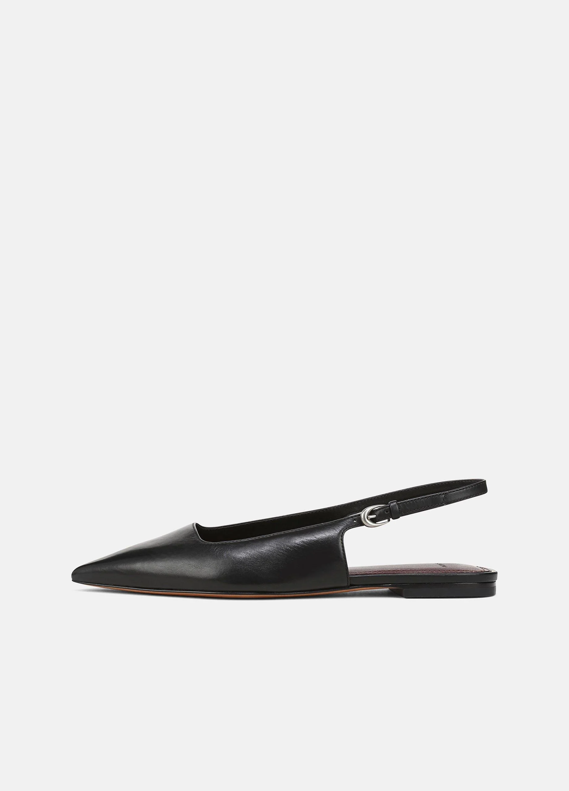 Gracy Leather Slingback Flat - 1