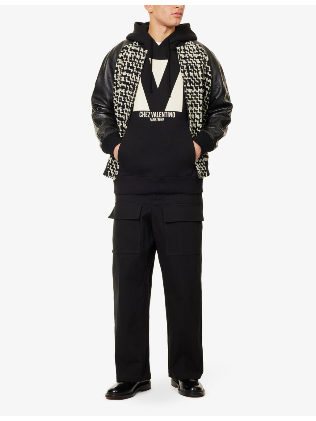 Logo-print relaxed-fit cotton-jersey hoody - 2