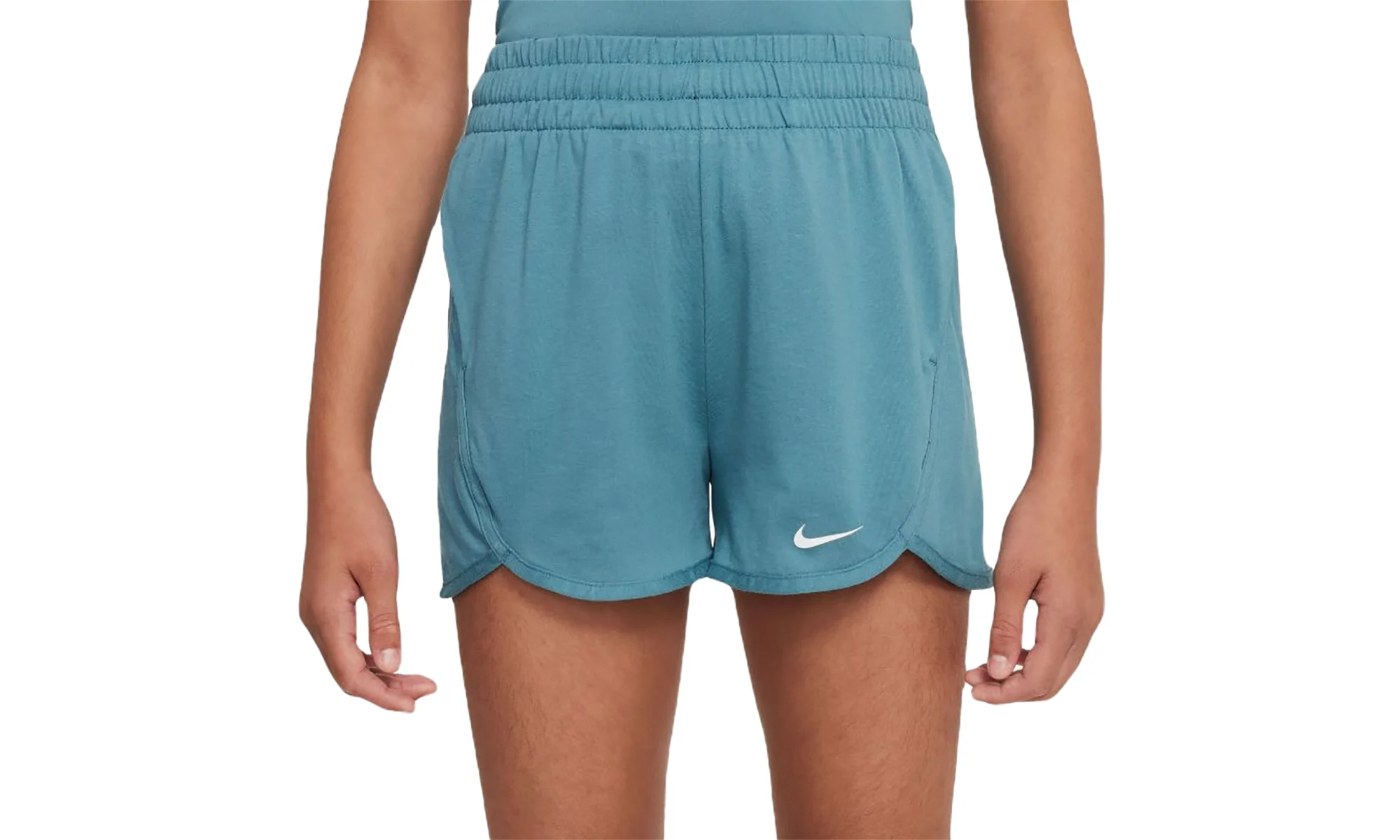 Dri‑Fit Breezy 5" High‑Waisted Training Shorts GS "Mineral Teal White" DX4965 379 - 1