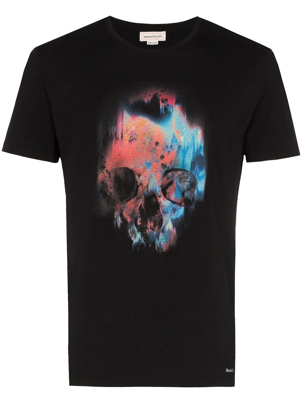 skull-print cotton T-shirt - 1