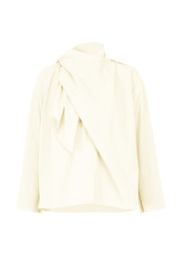 ISSEY MIYAKE◆24SS COTTON VOILE SHIRT 長袖シャツ/2/コットン/WHT/IM41FJ572 Issey Miyake 24SS Cotton Voile Long Sleeve Shirt Size 2