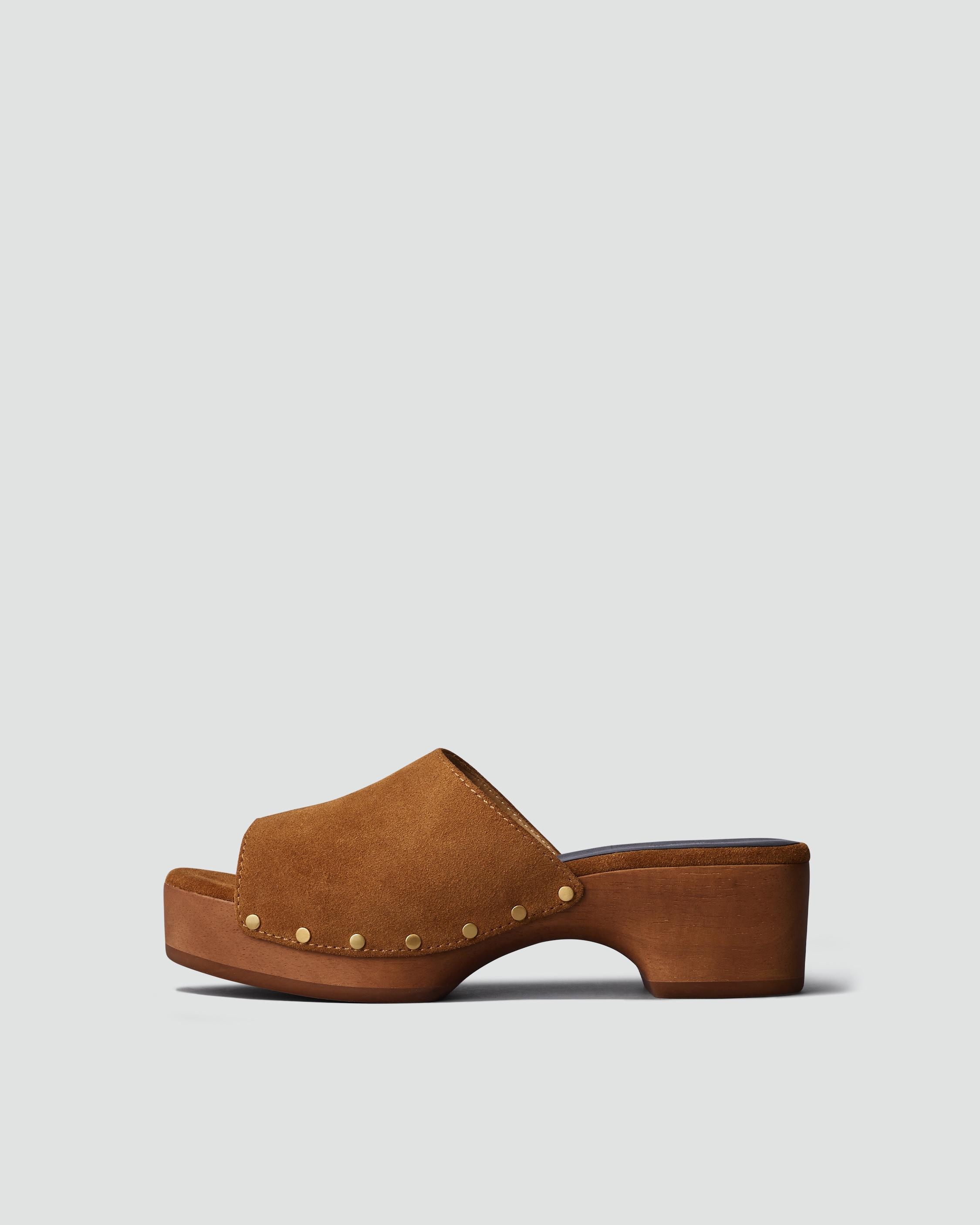 Mara Clog Slide - Suede
Heeled Clog - 1