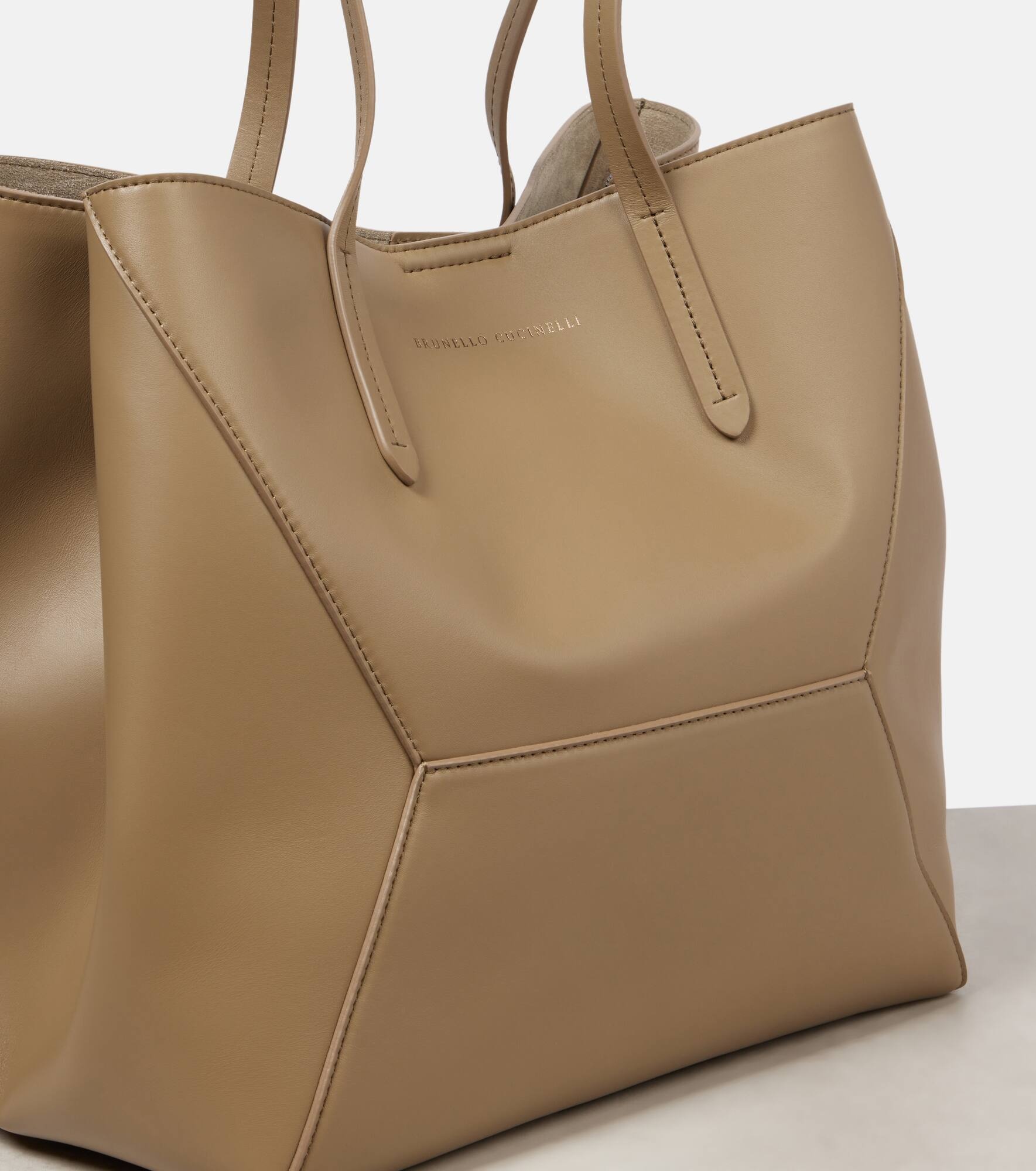 BC Duo Large leather tote bag - 6