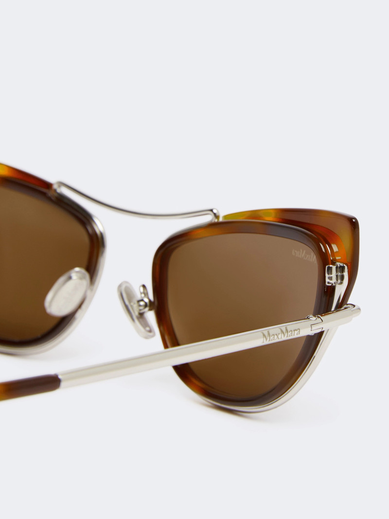 PAVIDI Cat-eye sunglasses - TAWNY BRONZE BROWN 3
