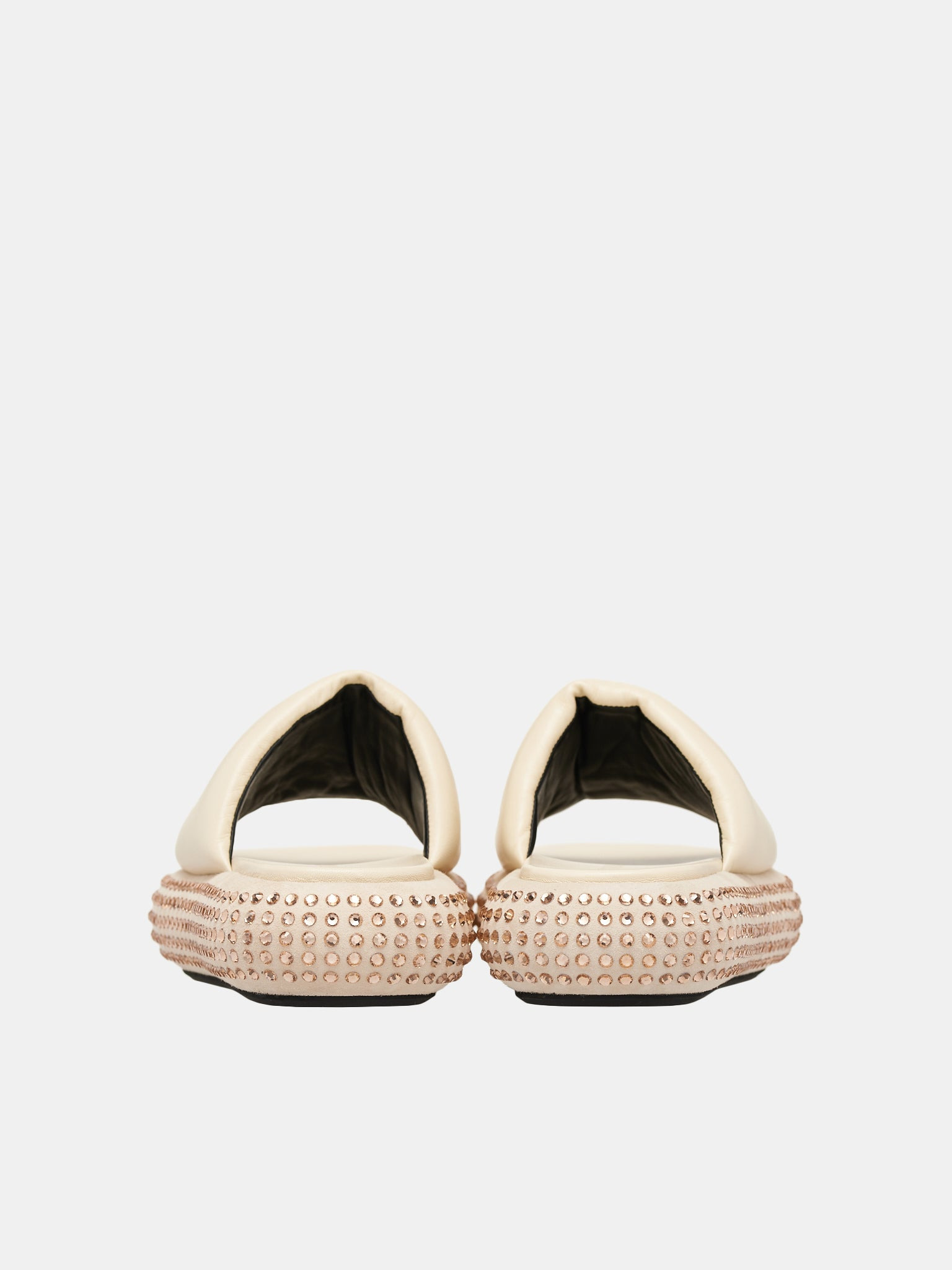 Crystal Bumper Platform Sandals - 4