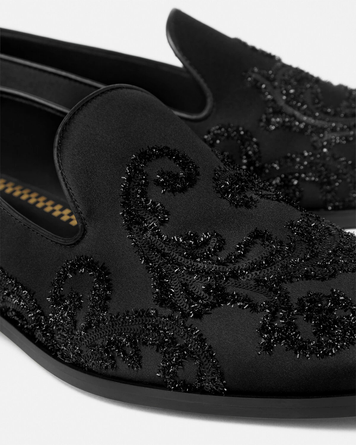 Embroidered Barocco Medusa Slippers - 5