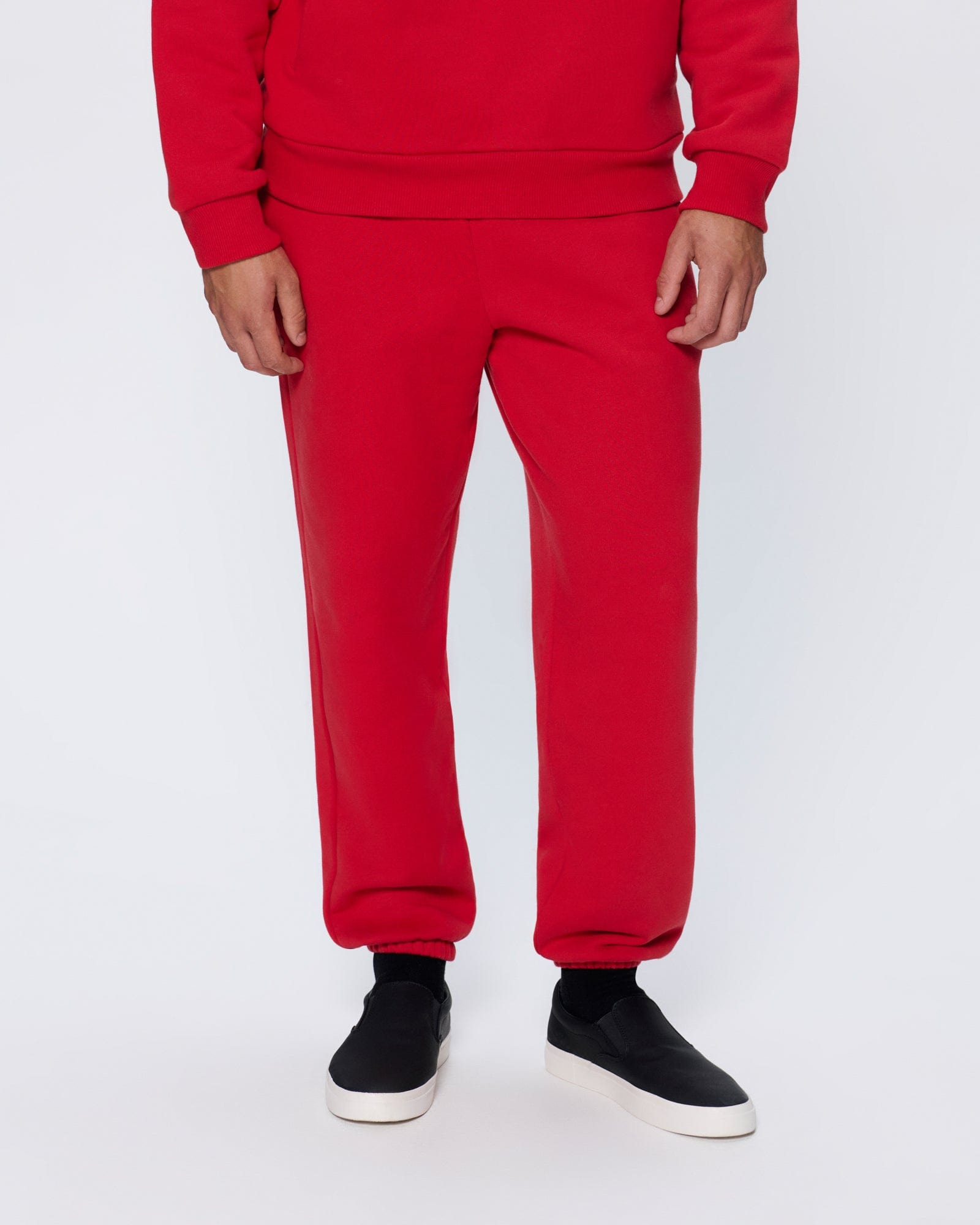 Mens 365 Heavyweight Track Pants - Goji Red - 3
