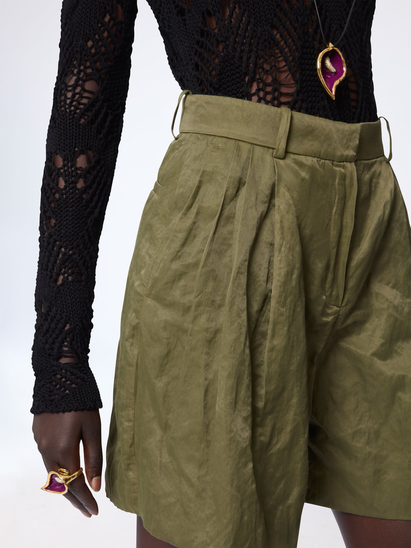 Wrinkled Cotton Short 3