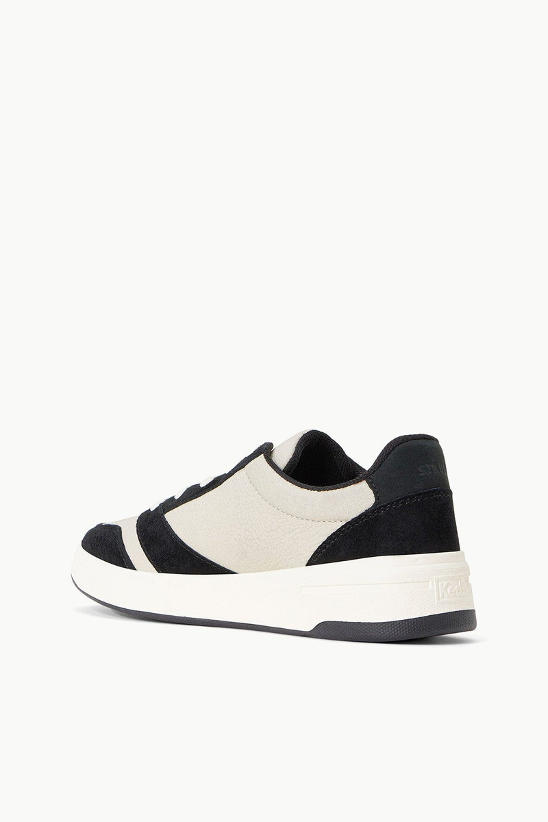 KEDS x STAUD THE COURT SNEAKER BLACK CREAM 6