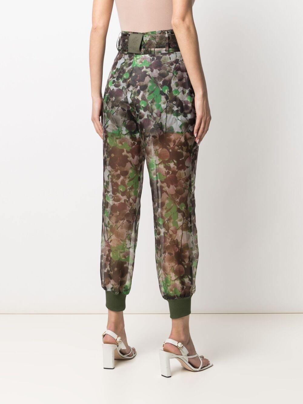 Blossom camouflage-print trousers - 4