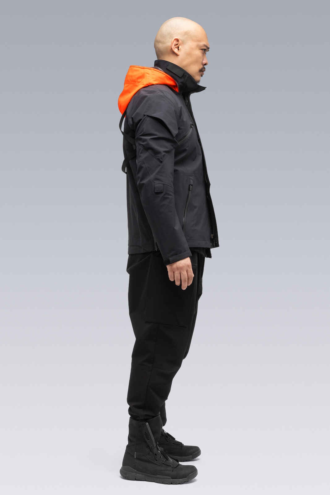 J1B-GT 3L Gore-Tex Pro Interops Jacket Dust / RAF Green (2 hoods: Dust & Black) - 9