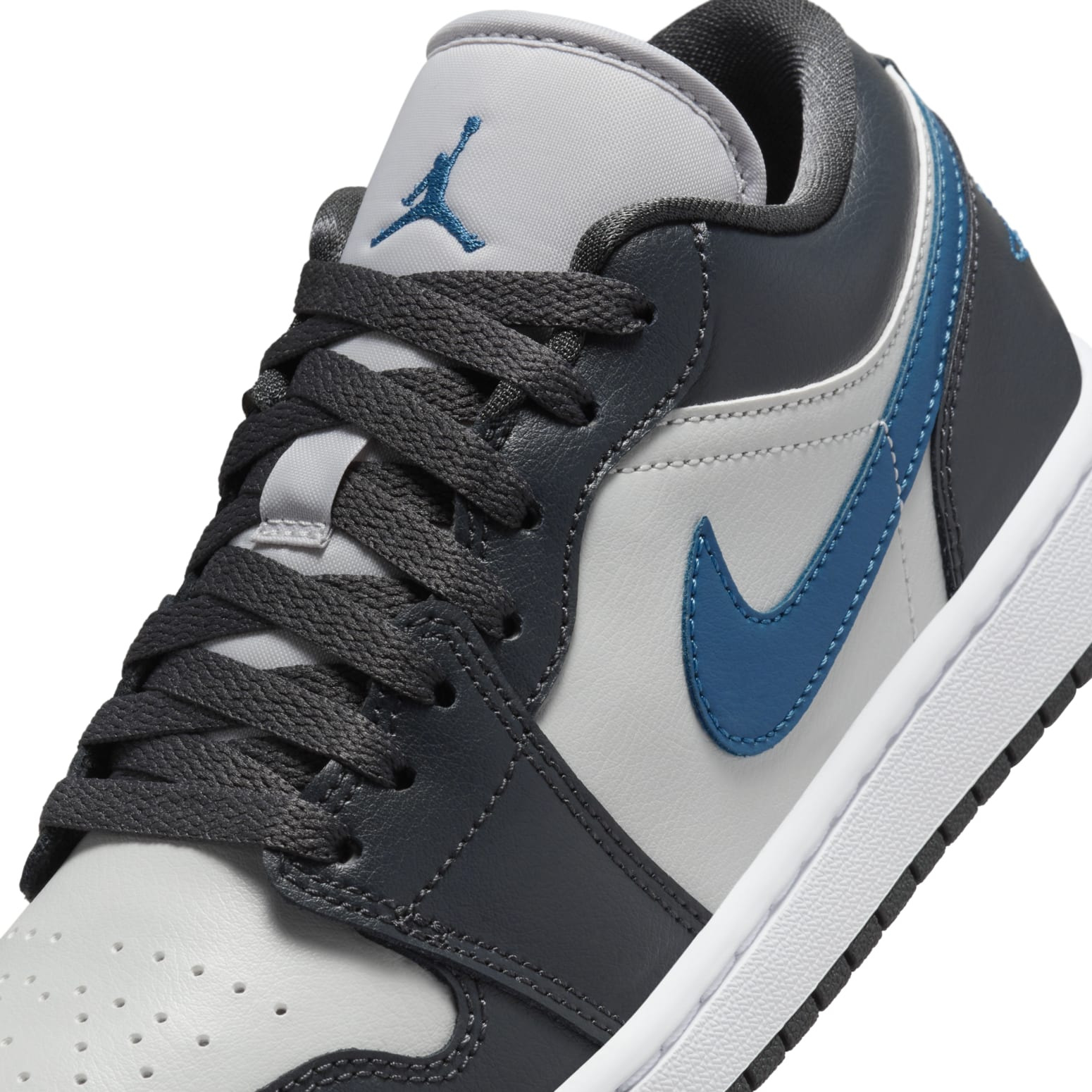 (WMNS) Air Jordan 1 Low 'Anthracite Industrial Blue' DC0774-040 - 7