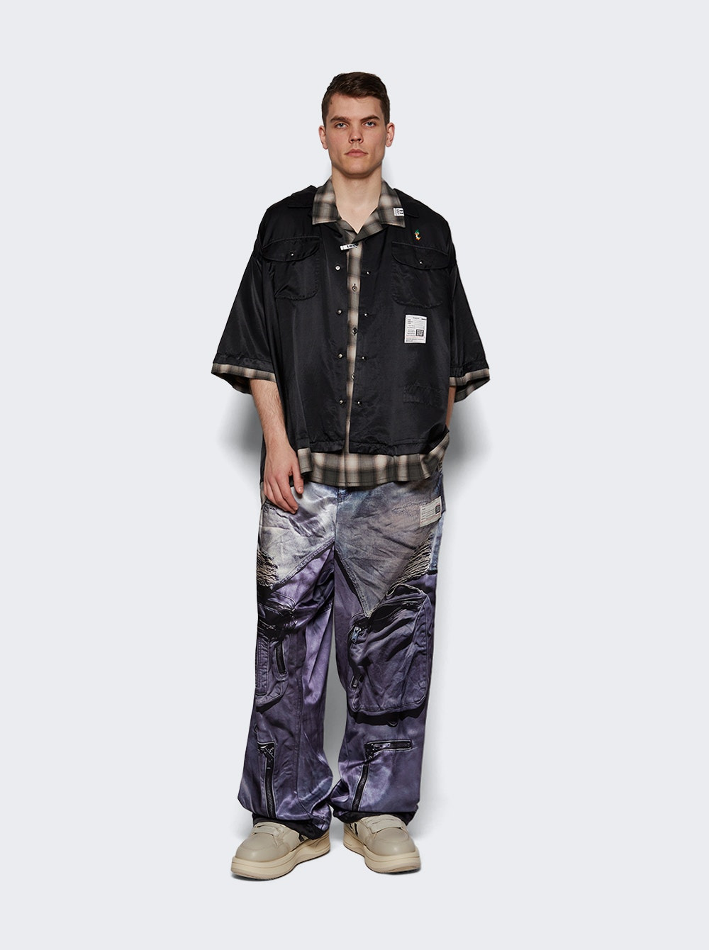 Double Layered Shirts Black - 5