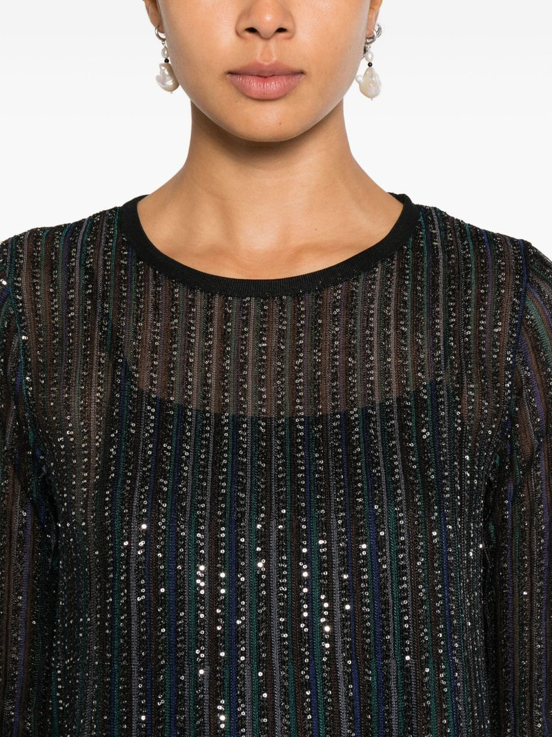 striped embellished dress 5
