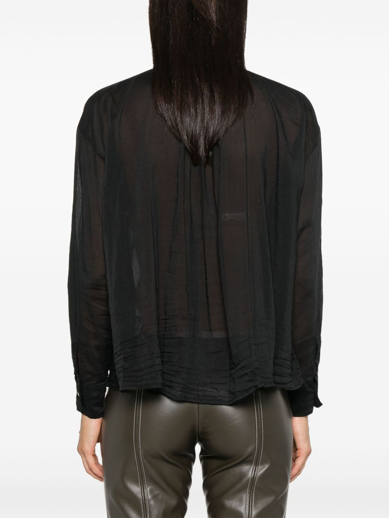 crystal-embellished voile shirt 4