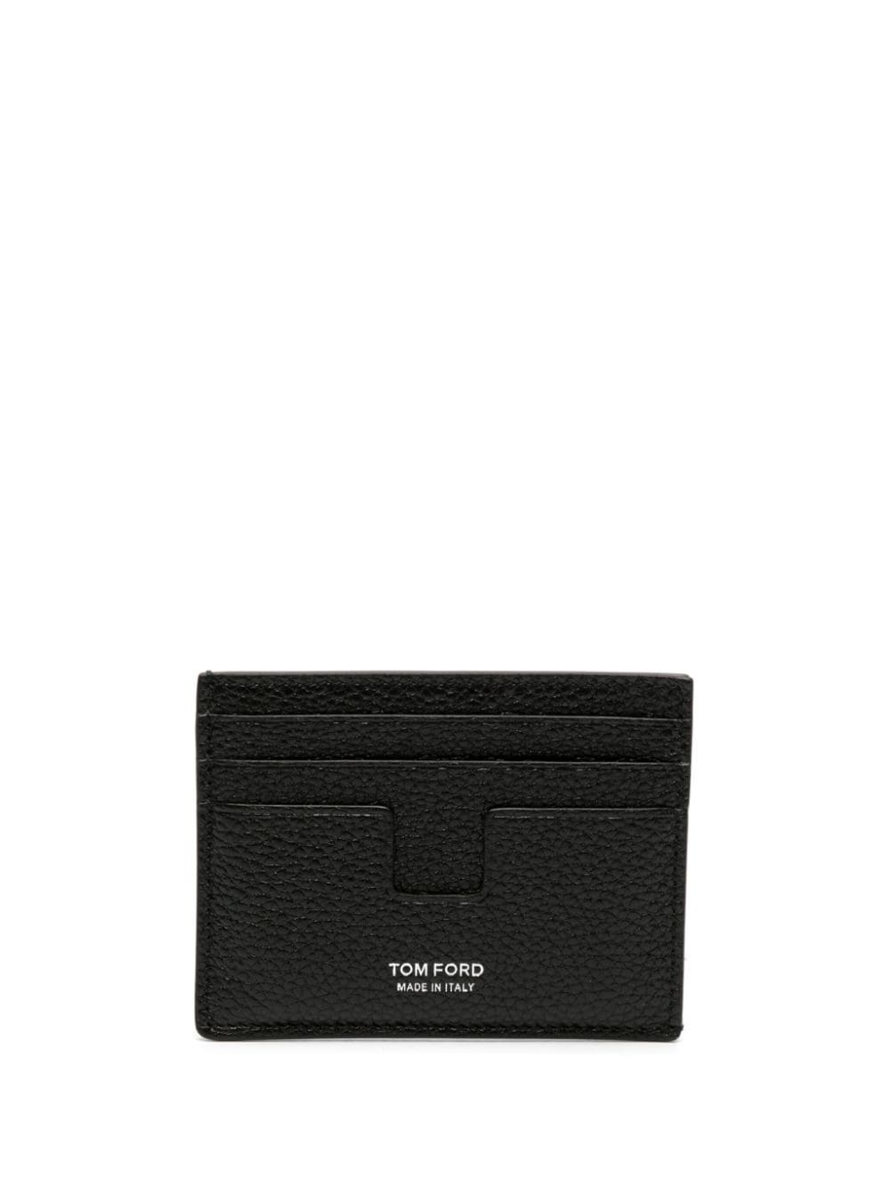 embossed-flower leather wallet - 1