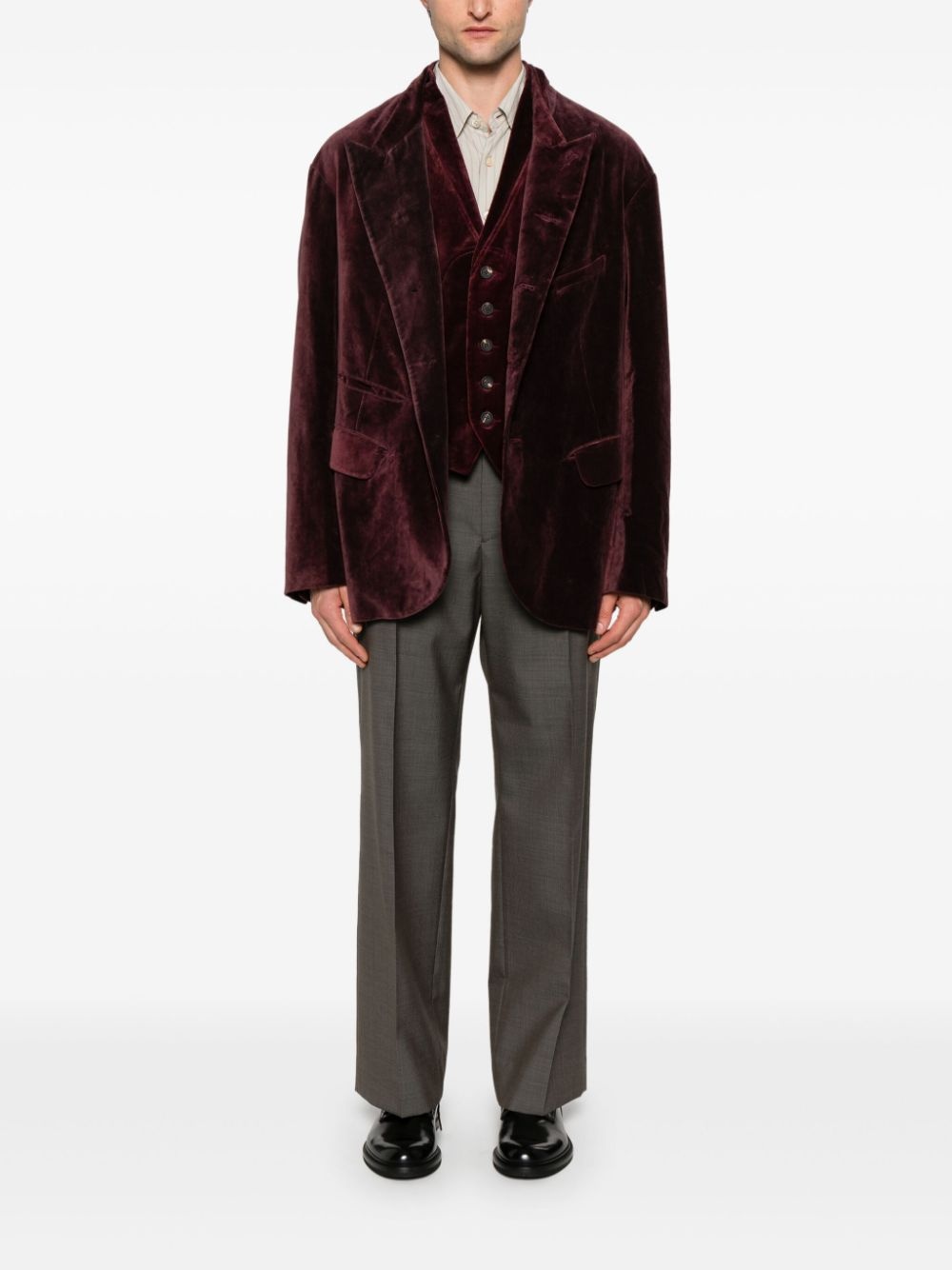 cotton blazer - 2
