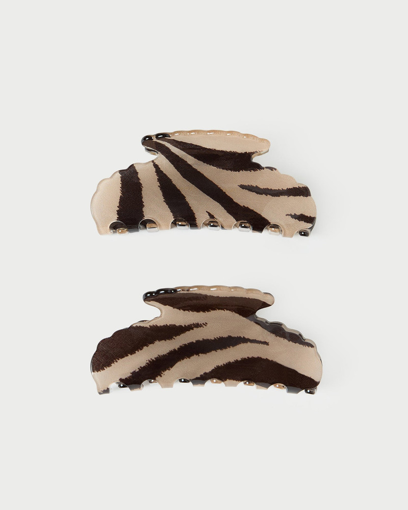 Yuri Zebra Hair Clip Set 1