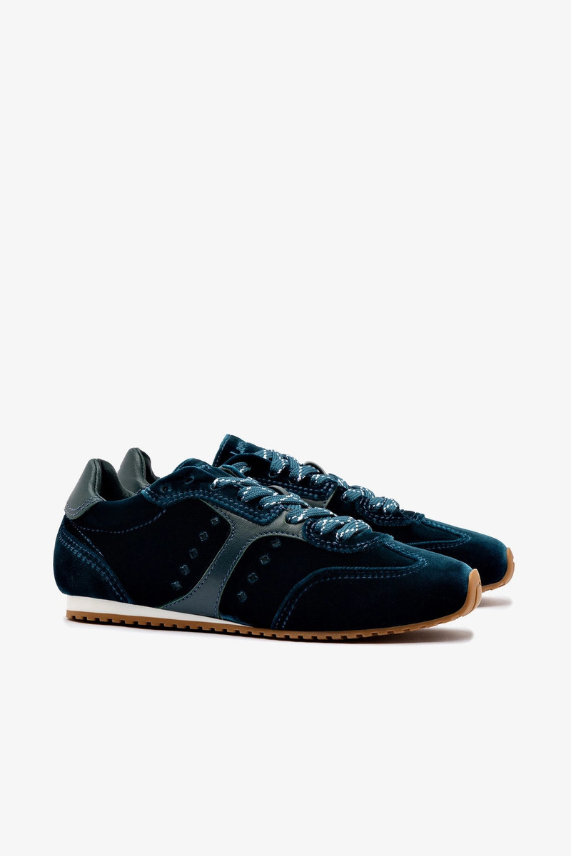 Stella Sneaker In Deepsea Velvet 3