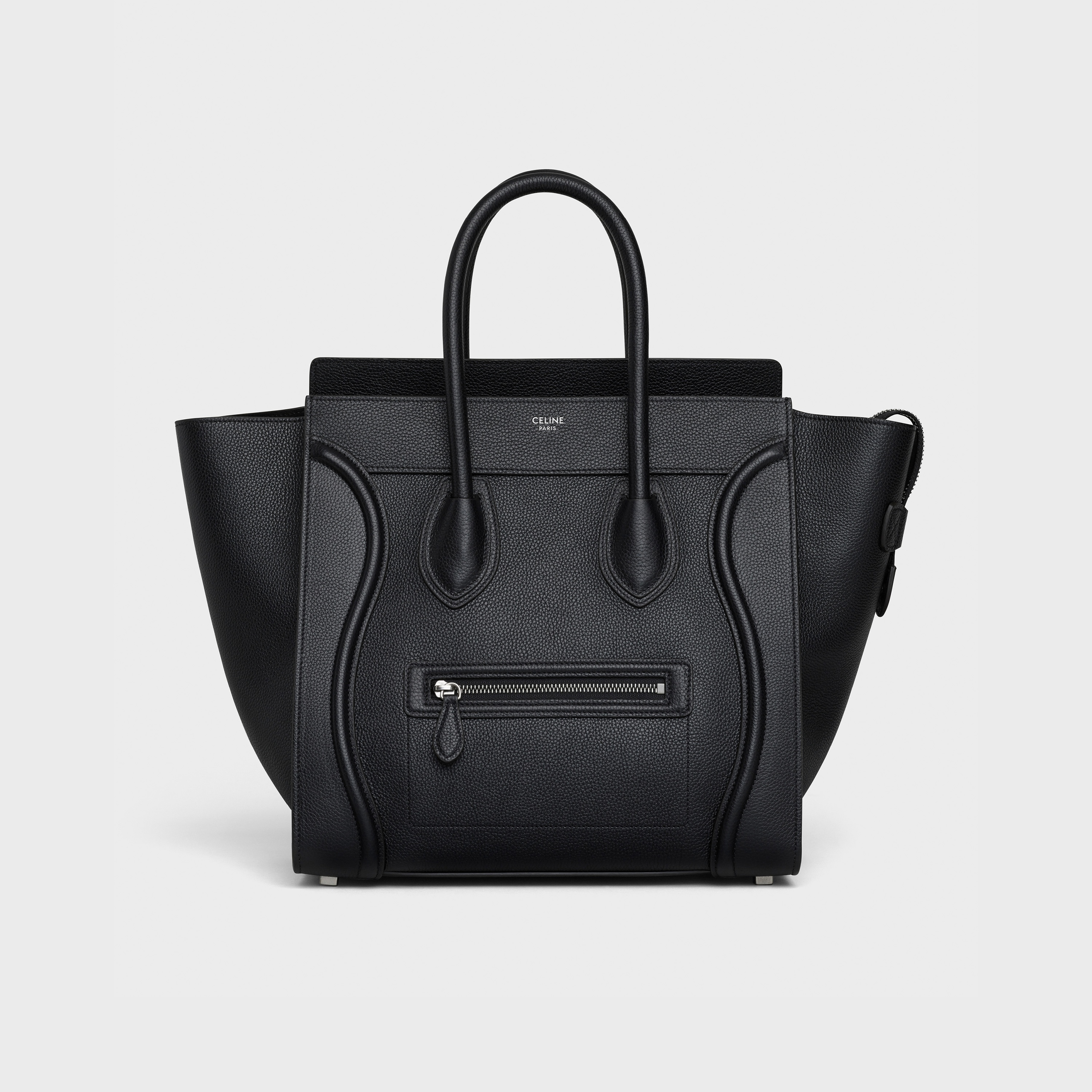 Mini Luggage handbag in drummed calfskin - 1