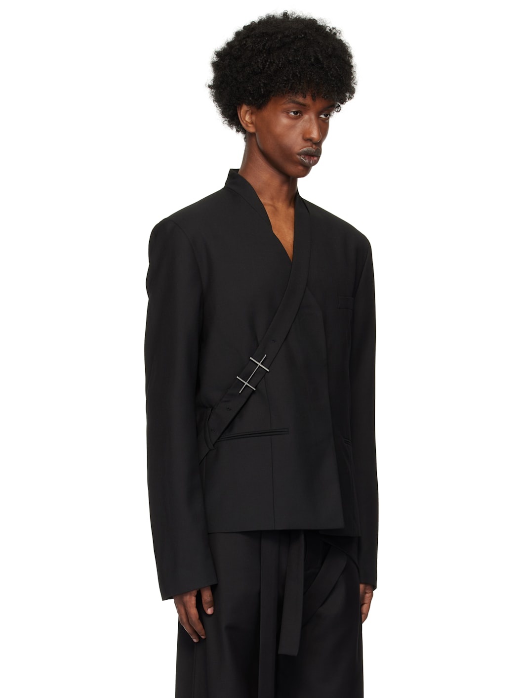 Black Aegis Blazer - 2