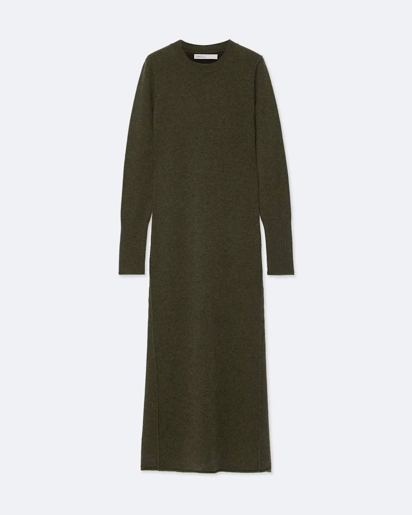 ERITH MERINO WOOL MAXI DRESS - 1