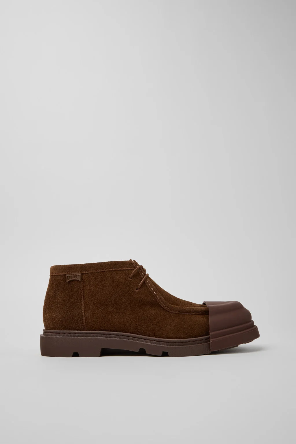 Junction Brown Suede Ankle Boots for Men. - 1